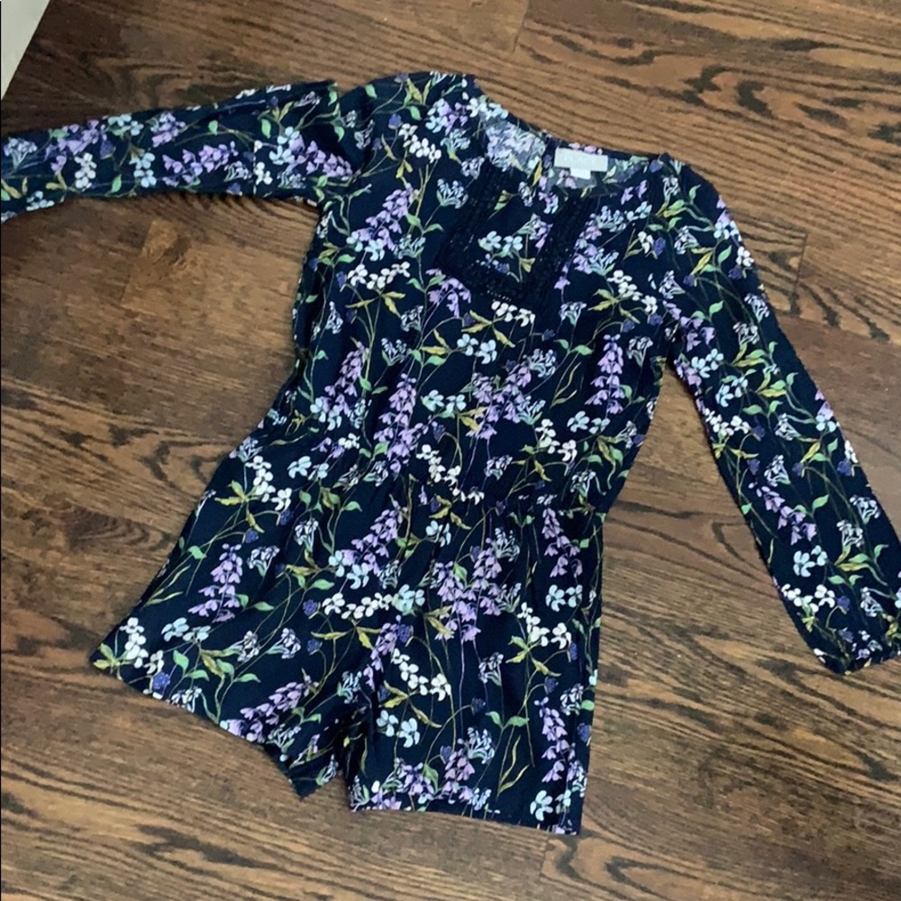 Toddler girl floral romper